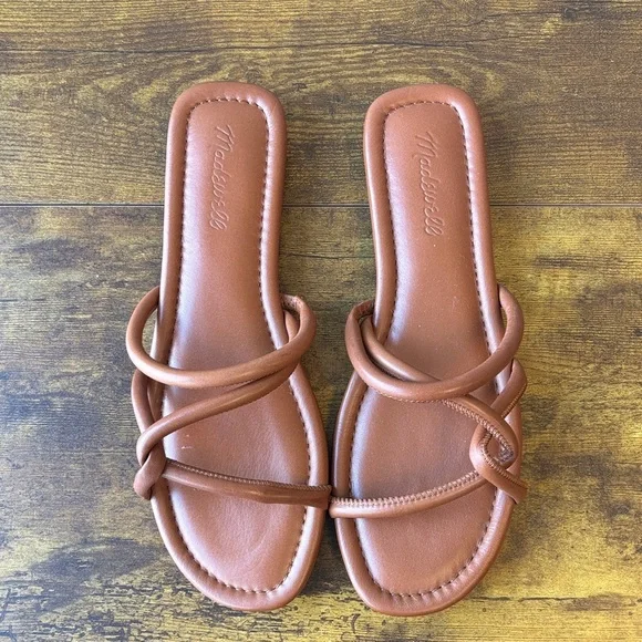 Madewell Tan Strappy Sandals - Picture 2 of 7